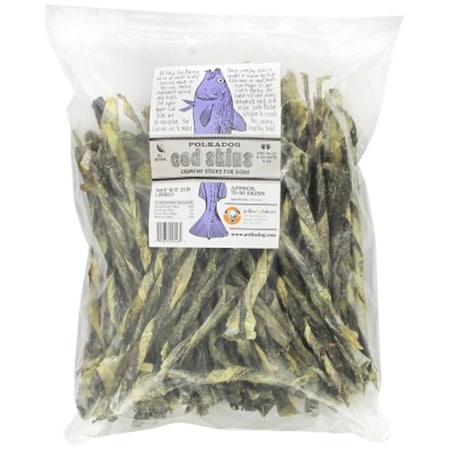 Polka Dog Bakery Bakery Cod Skins Crunchy Sticks for Dogs - 2 lbs. 895879002480